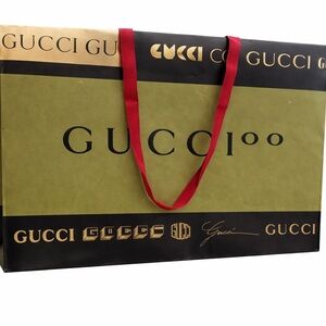 “Authentic Gucci 100 Anniversary Shopping Bag – Collectible”